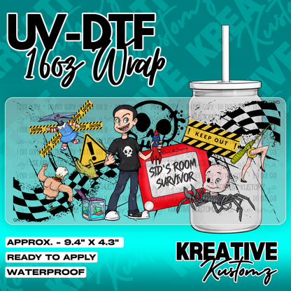 6332 | UV DTF Cup Wrap for 16oz Libbey Glass