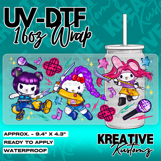 6341 | UV DTF Cup Wrap for 16oz Libbey Glass