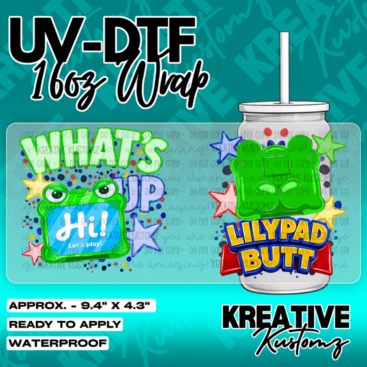 6357 | UV DTF Cup Wrap for 16oz Libbey Glass