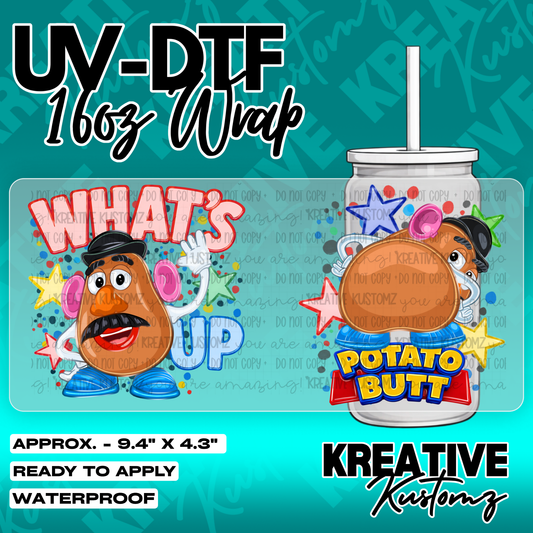 6370 | UV DTF Cup Wrap for 16oz Libbey Glass