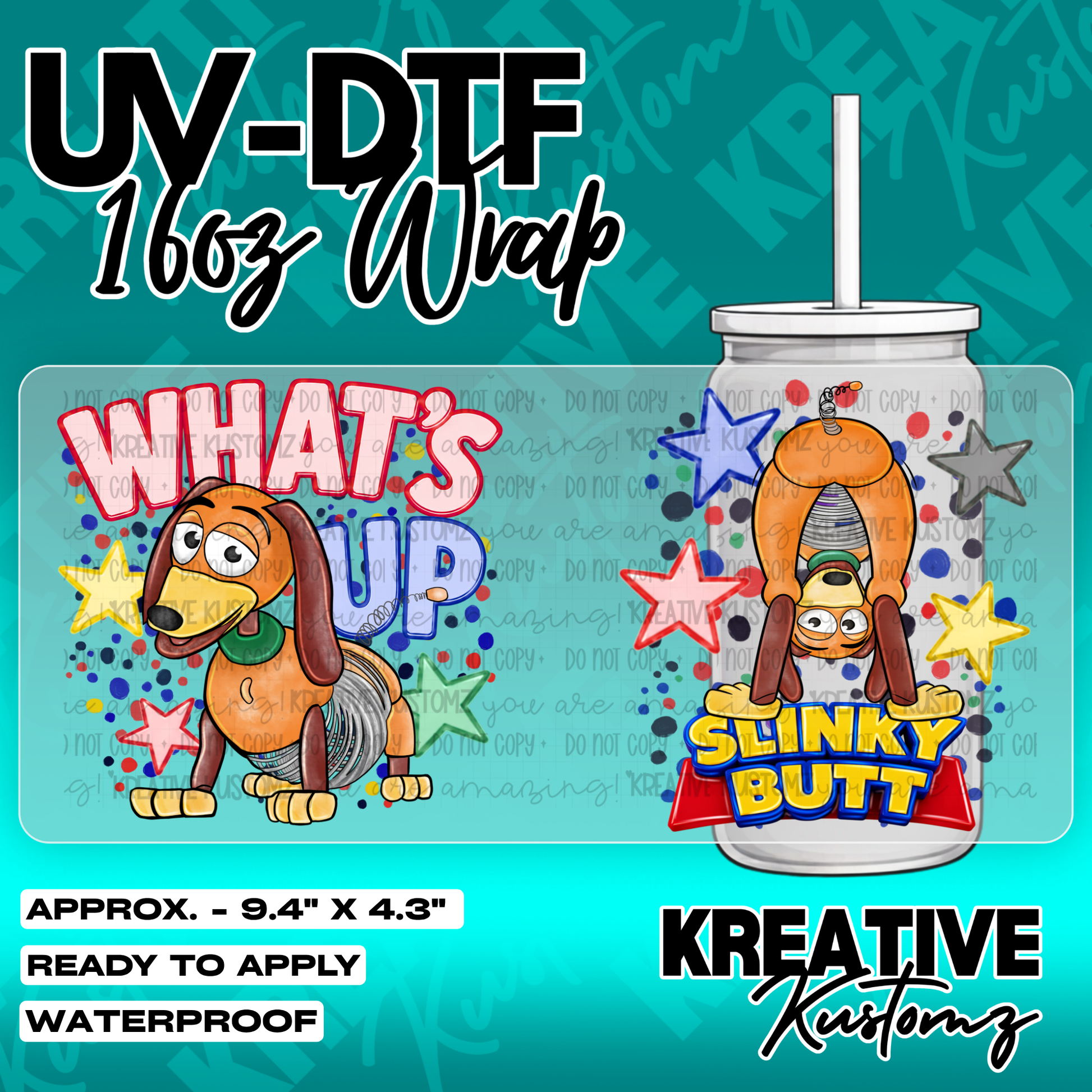 6372 | UV DTF Cup Wrap for 16oz Libbey Glass