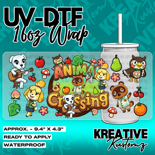 6376 | UV DTF Cup Wrap for 16oz Libbey Glass