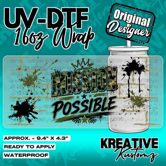 6398 | UV DTF Cup Wrap for 16oz Libbey Glass