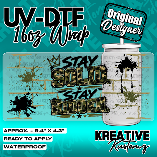 6400 | UV DTF Cup Wrap for 16oz Libbey Glass