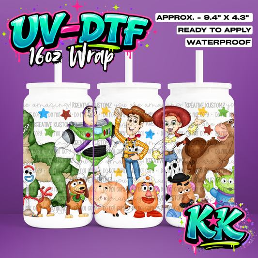6401 | UV DTF Cup Wrap for 16oz Libbey Glass