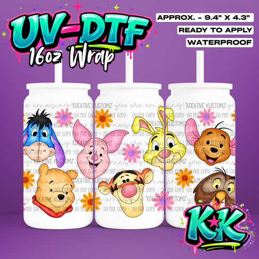 6402 | UV DTF Cup Wrap for 16oz Libbey Glass