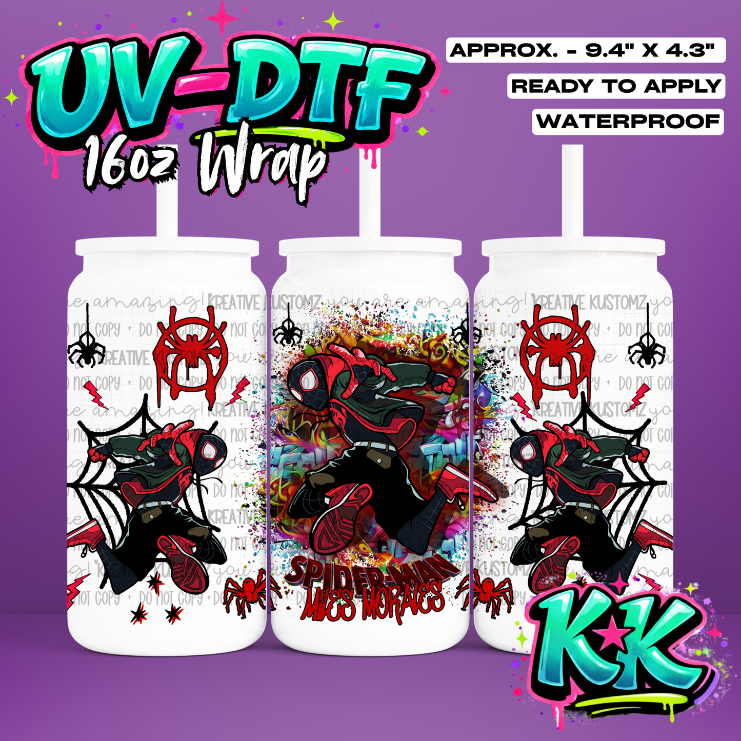 6417 | UV DTF Cup Wrap for 16oz Libbey Glass