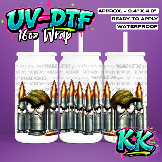 6431 | UV DTF Cup Wrap for 16oz Libbey Glass