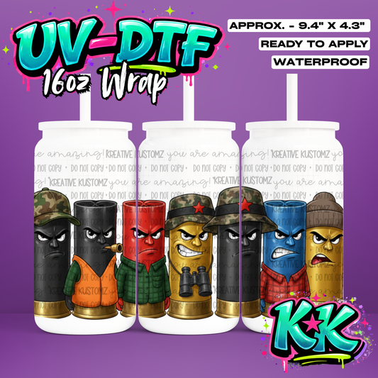 6432 | UV DTF Cup Wrap for 16oz Libbey Glass