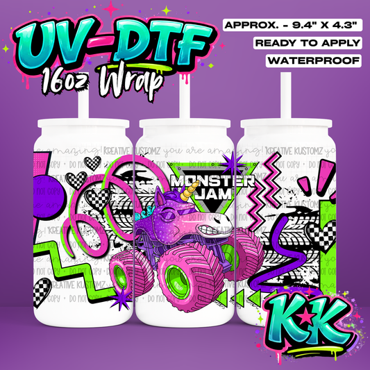 6440 | UV DTF Cup Wrap for 16oz Libbey Glass