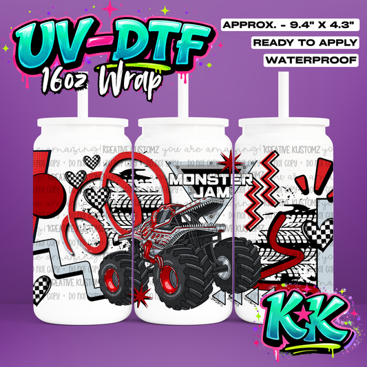 6441 | UV DTF Cup Wrap for 16oz Libbey Glass