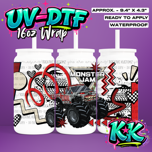 6442 | UV DTF Cup Wrap for 16oz Libbey Glass