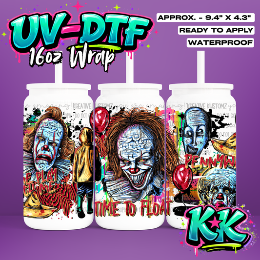 6445 | UV DTF Cup Wrap for 16oz Libbey Glass