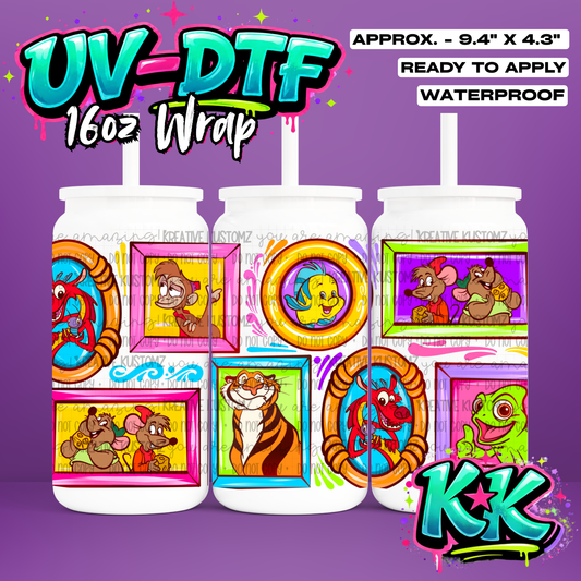 6455 | UV DTF Cup Wrap for 16oz Libbey Glass