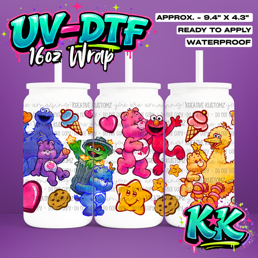 6457 | UV DTF Cup Wrap for 16oz Libbey Glass