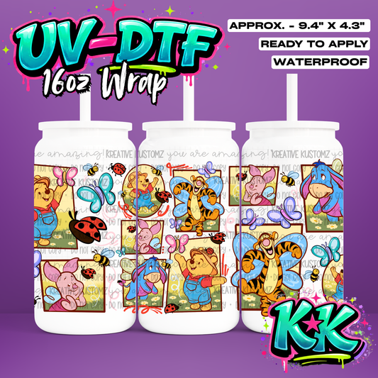 6461 | UV DTF Cup Wrap for 16oz Libbey Glass