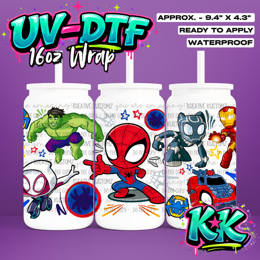 6466 | UV DTF Cup Wrap for 16oz Libbey Glass