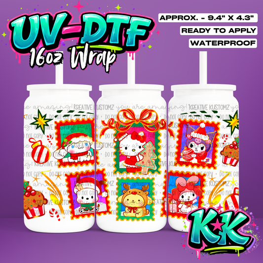 6467 | UV DTF Cup Wrap for 16oz Libbey Glass