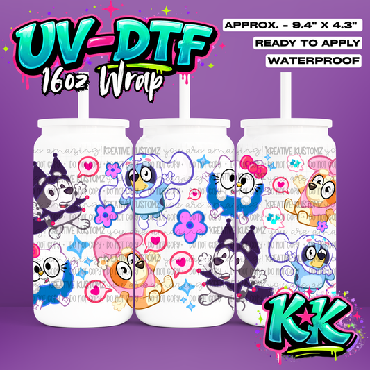 6475 | UV DTF Cup Wrap for 16oz Libbey Glass