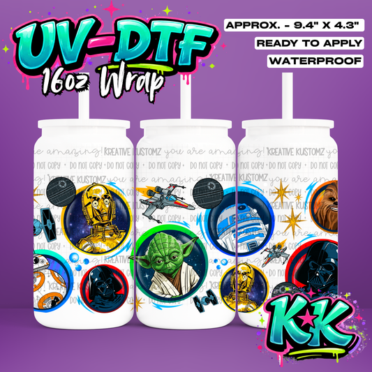 6476 | UV DTF Cup Wrap for 16oz Libbey Glass