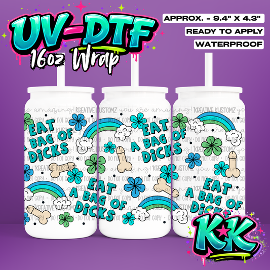 6483 | UV DTF Cup Wrap for 16oz Libbey Glass
