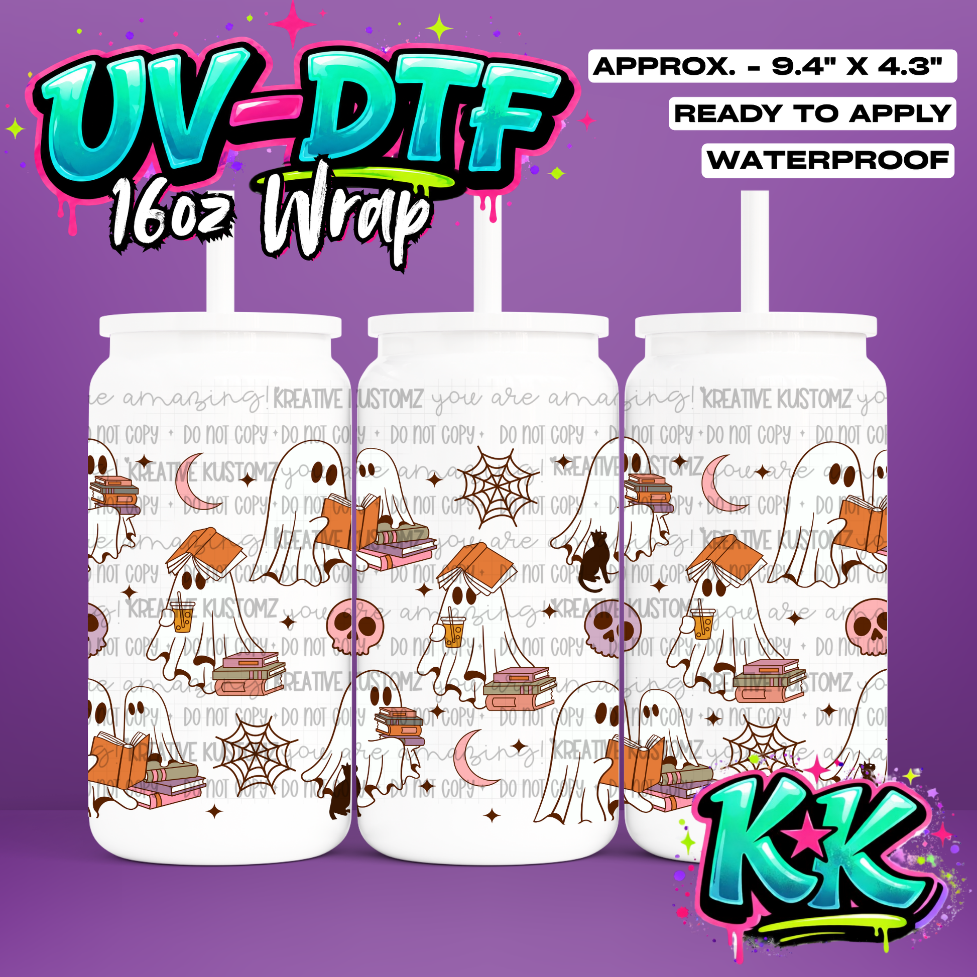 6484 | UV DTF Cup Wrap for 16oz Libbey Glass