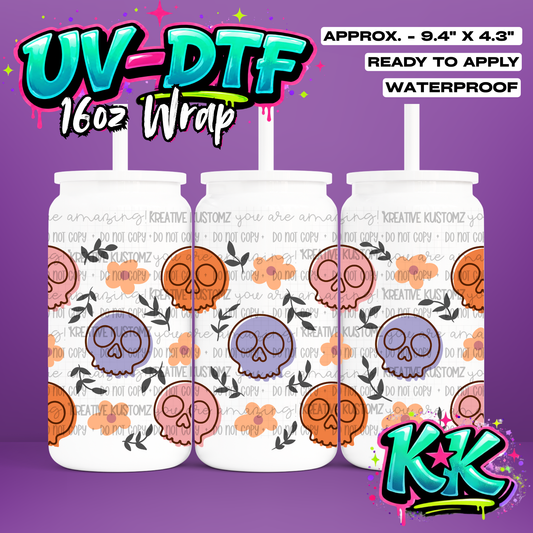 6499 | UV DTF Cup Wrap for 16oz Libbey Glass