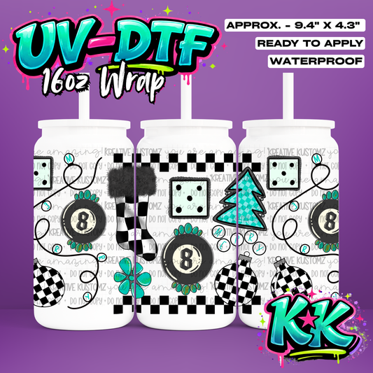 6519 | UV DTF Cup Wrap for 16oz Libbey Glass