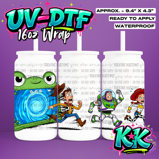 6540 | UV DTF Cup Wrap for 16oz Libbey Glass