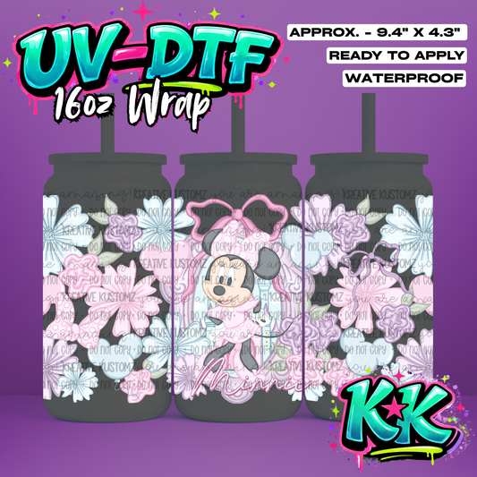 6558 | UV DTF Cup Wrap for 16oz Libbey Glass