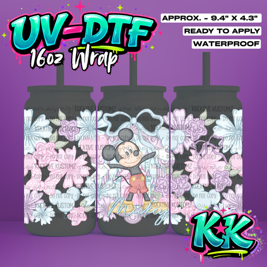 6560 | UV DTF Cup Wrap for 16oz Libbey Glass