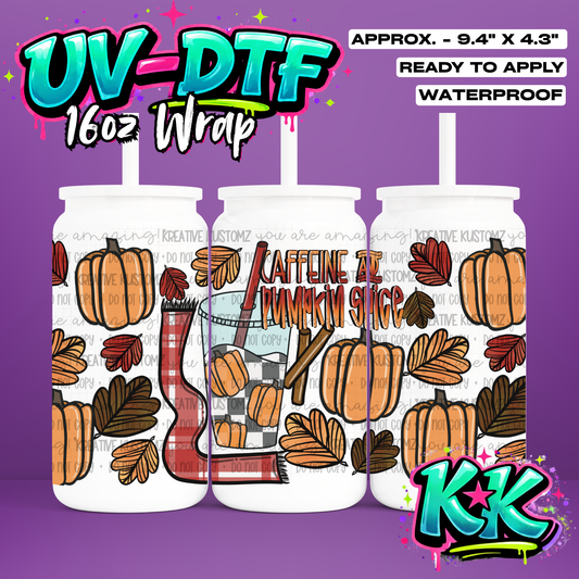 6587 | UV DTF Cup Wrap for 16oz Libbey Glass