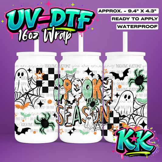 6589 | UV DTF Cup Wrap for 16oz Libbey Glass