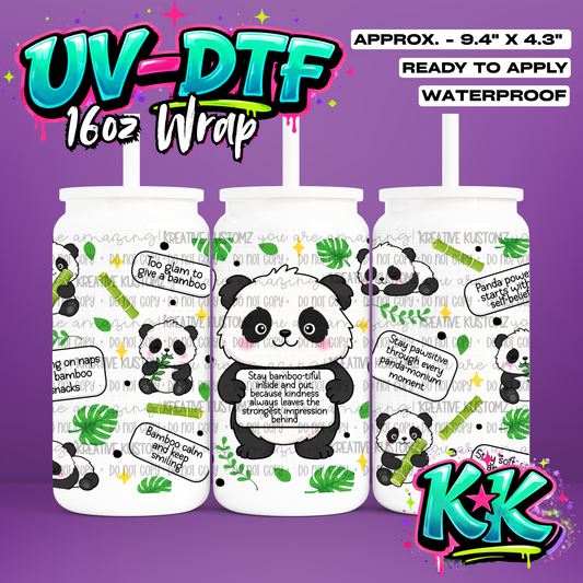 6598 | UV DTF Cup Wrap for 16oz Libbey Glass
