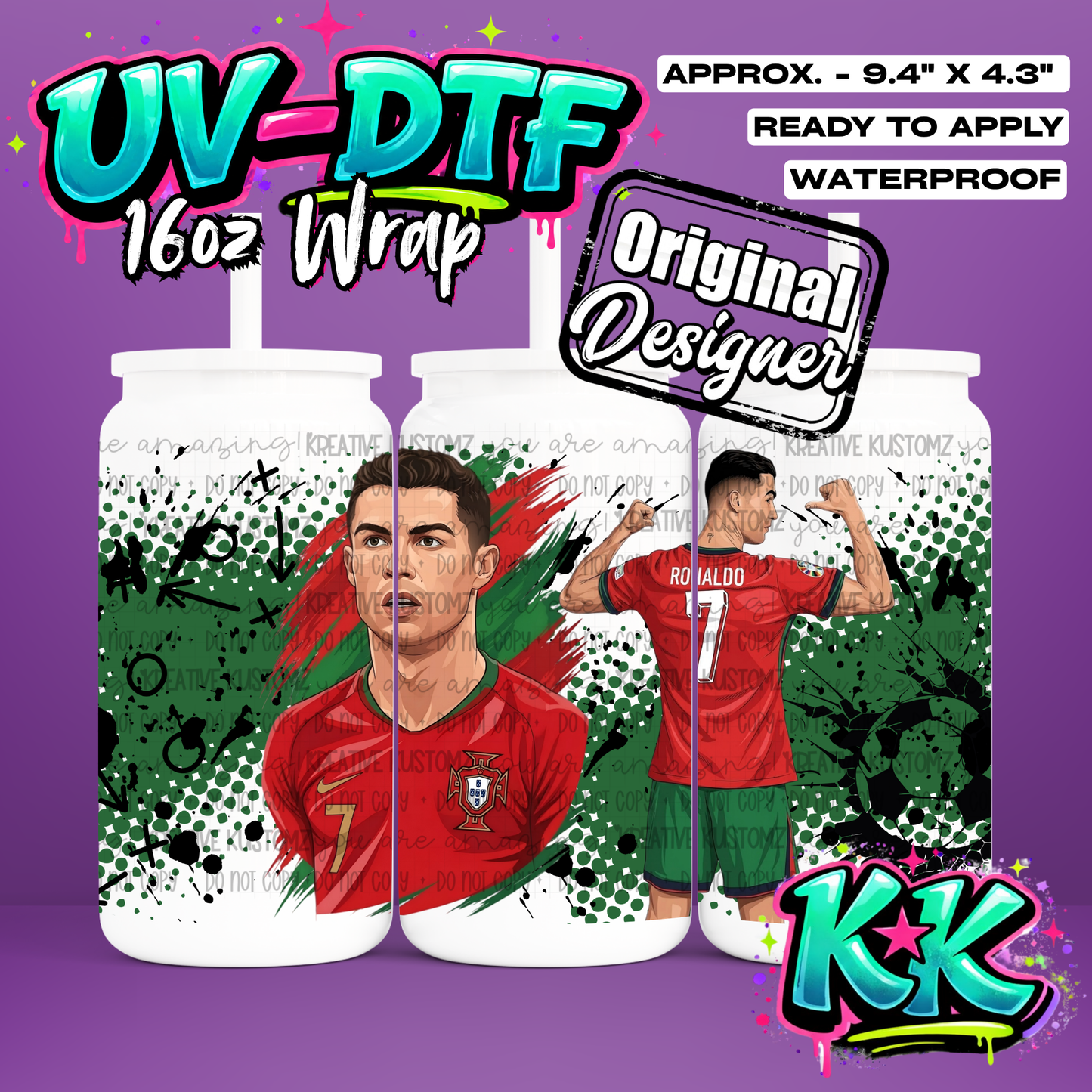 6618 | UV DTF Cup Wrap for 16oz Libbey Glass