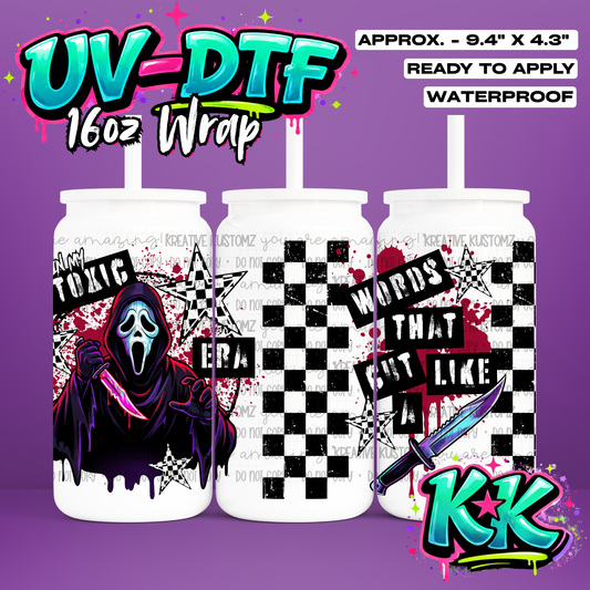 6630 | UV DTF Cup Wrap for 16oz Libbey Glass