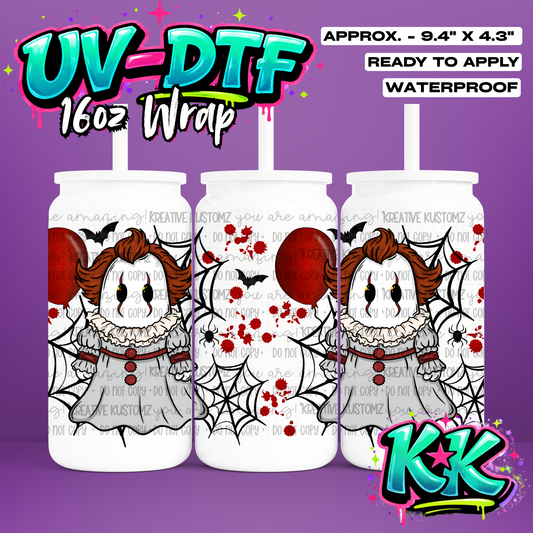6651 | UV DTF Cup Wrap for 16oz Libbey Glass