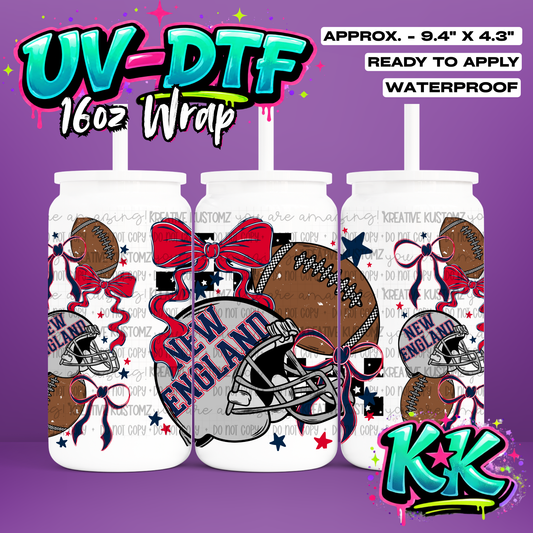 6662 | UV DTF Cup Wrap for 16oz Libbey Glass
