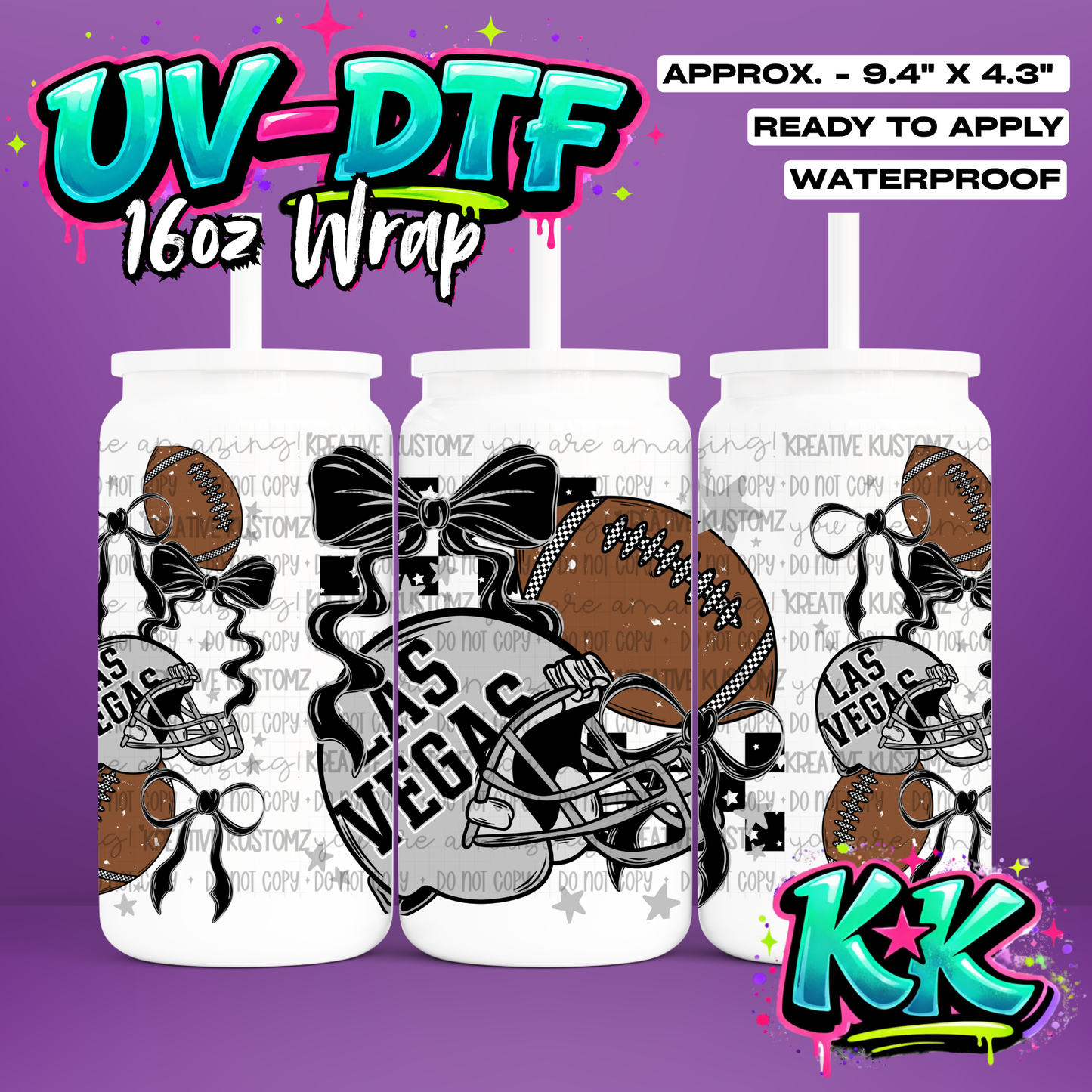 6667 | UV DTF Cup Wrap for 16oz Libbey Glass