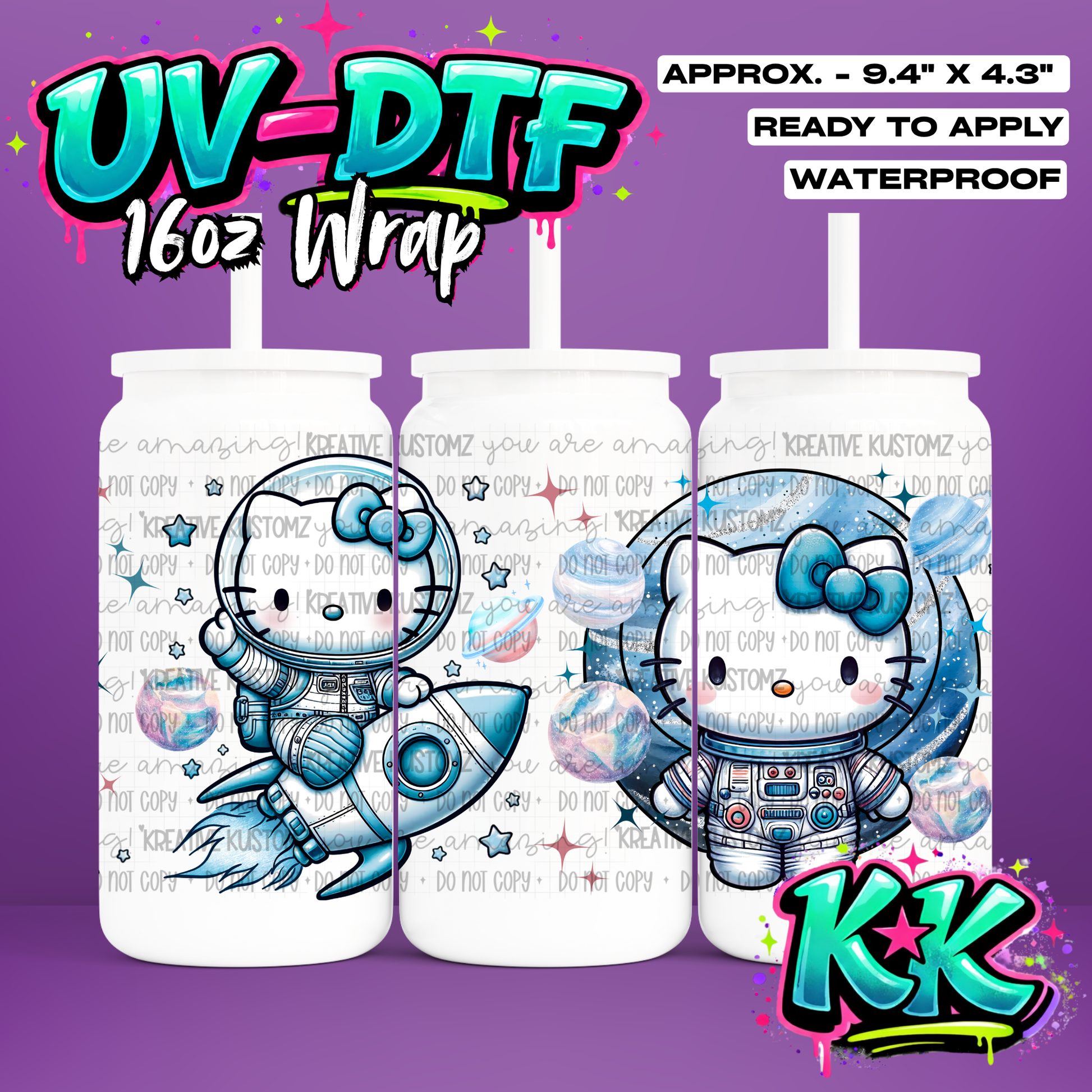 6687 | UV DTF Cup Wrap for 16oz Libbey Glass