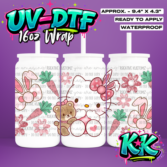 6689 | UV DTF Cup Wrap for 16oz Libbey Glass