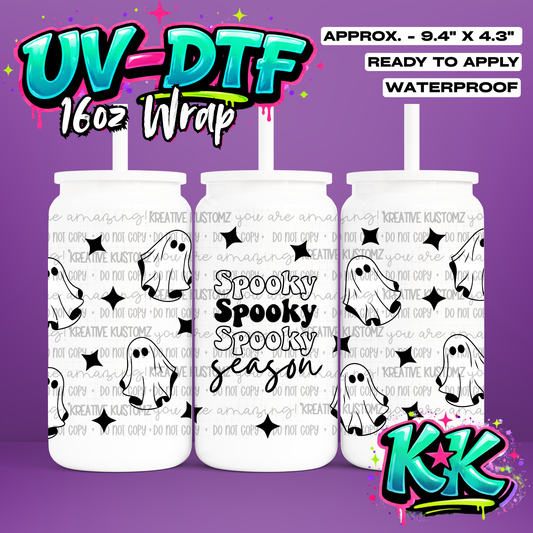6713 | UV DTF Cup Wrap for 16oz Libbey Glass