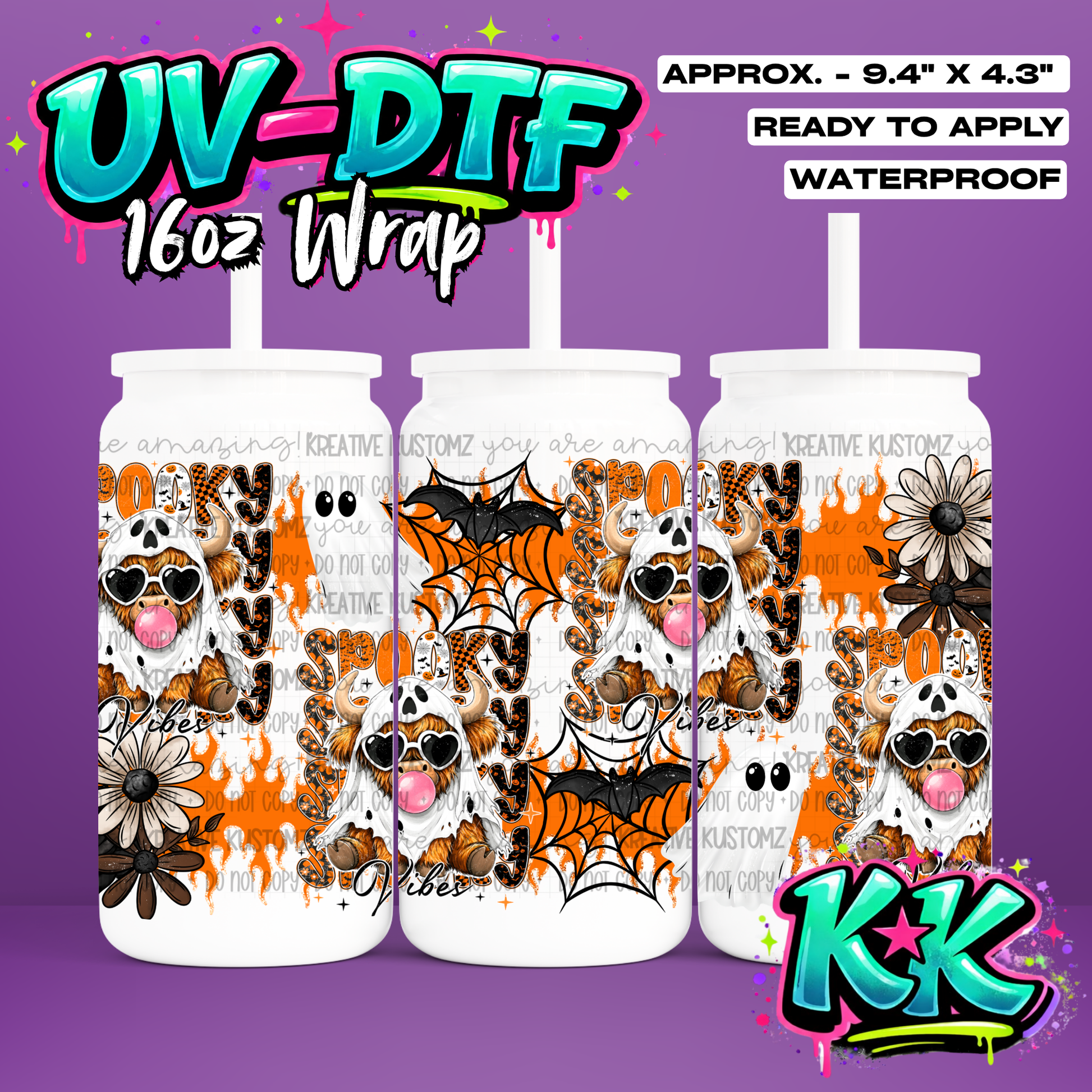 6752 | UV DTF Cup Wrap for 16oz Libbey Glass