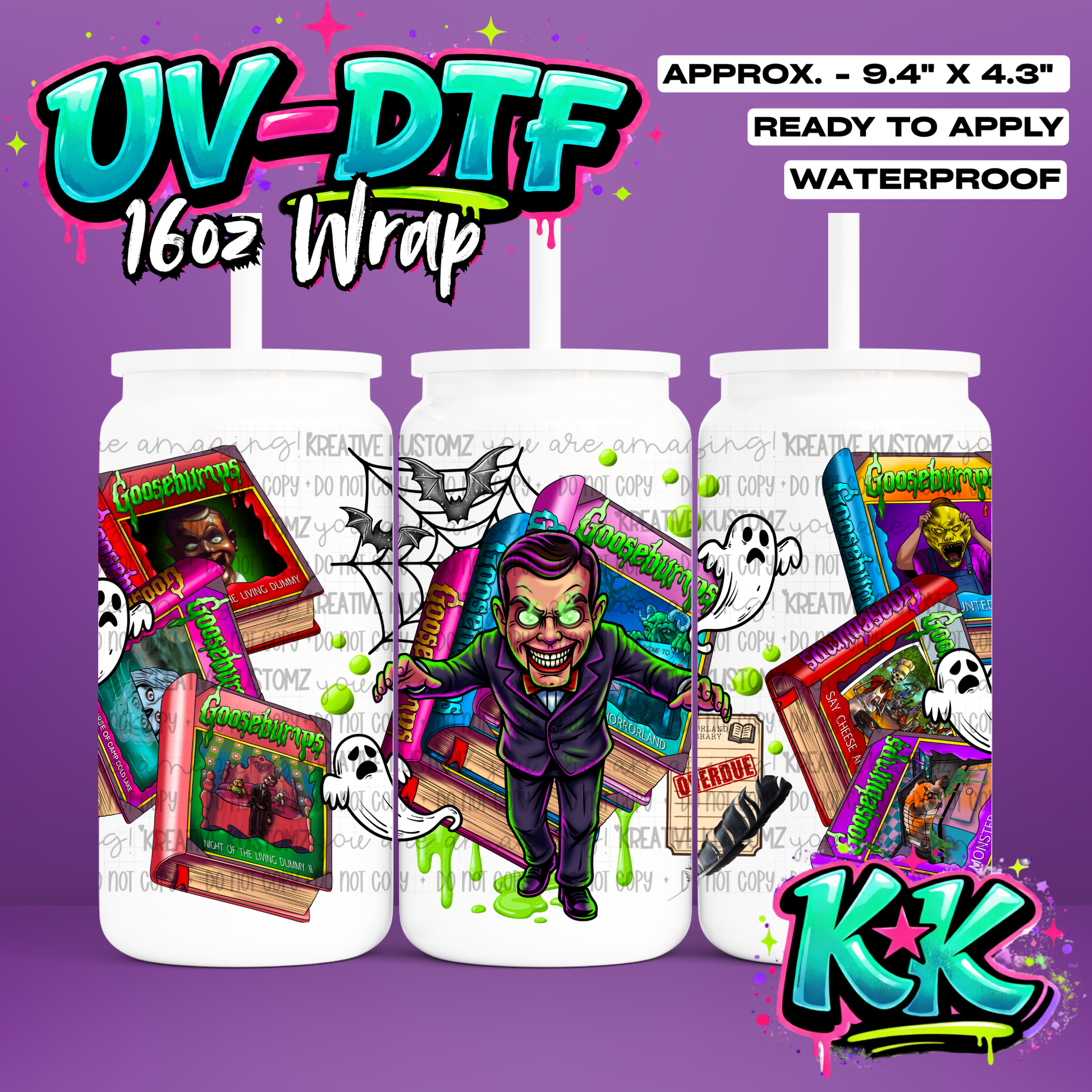 6759 | UV DTF Cup Wrap for 16oz Libbey Glass