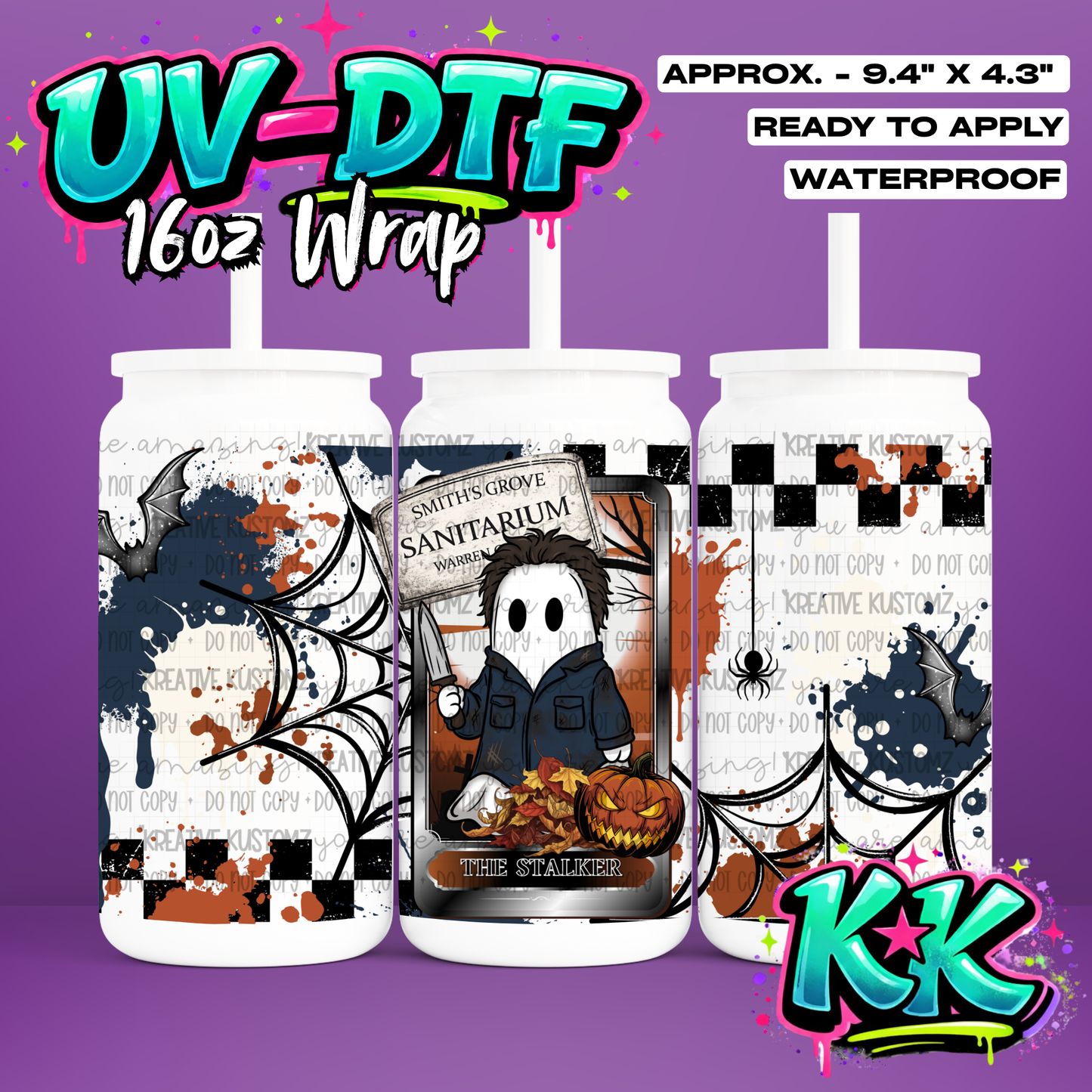 6770 | UV DTF Cup Wrap for 16oz Libbey Glass