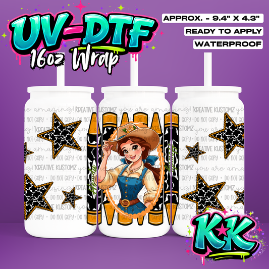 6778 | UV DTF Cup Wrap for 16oz Libbey Glass