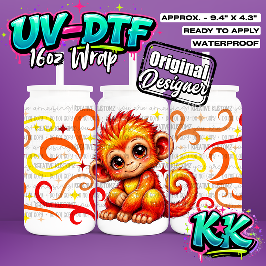 6789 | UV DTF Cup Wrap for 16oz Libbey Glass
