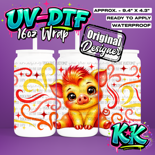 6797 | UV DTF Cup Wrap for 16oz Libbey Glass