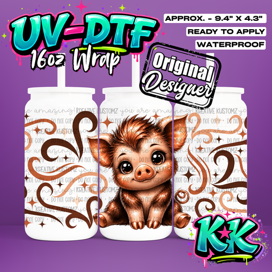 6800 | UV DTF Cup Wrap for 16oz Libbey Glass
