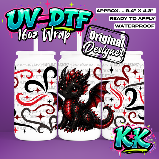 6812 | UV DTF Cup Wrap for 16oz Libbey Glass